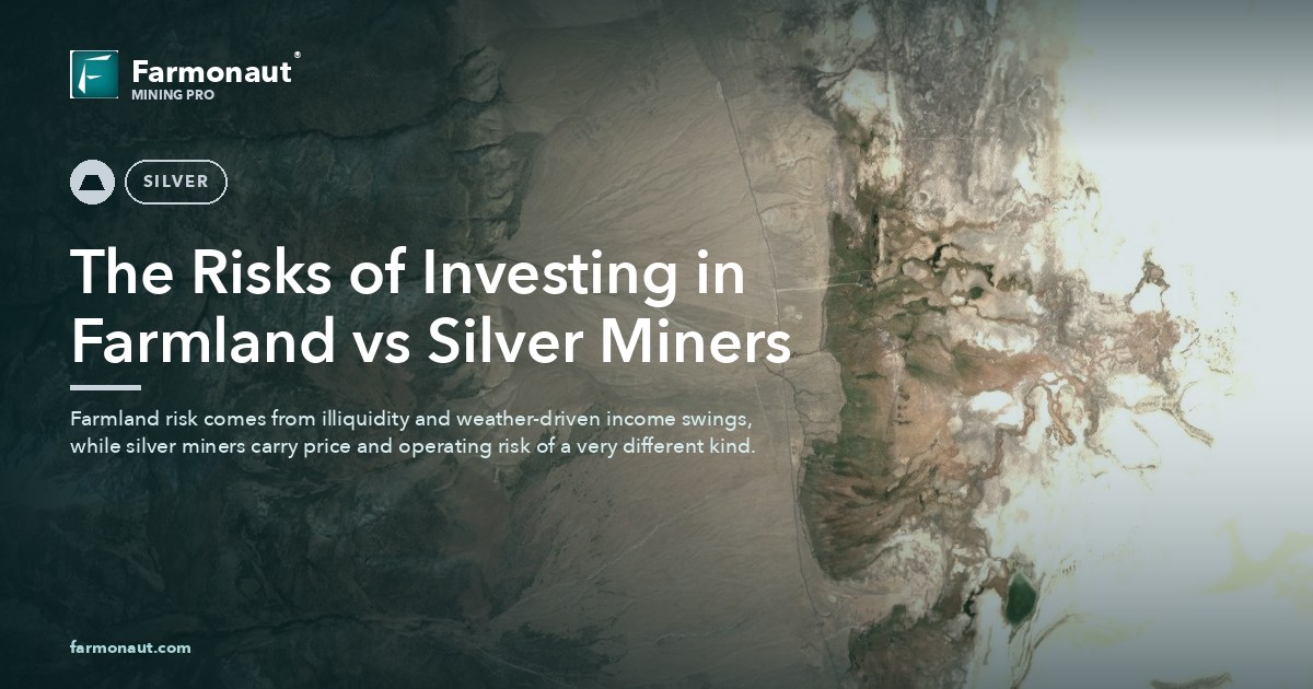 The Risks Of Investing In Farmland Vs Silver Miners
