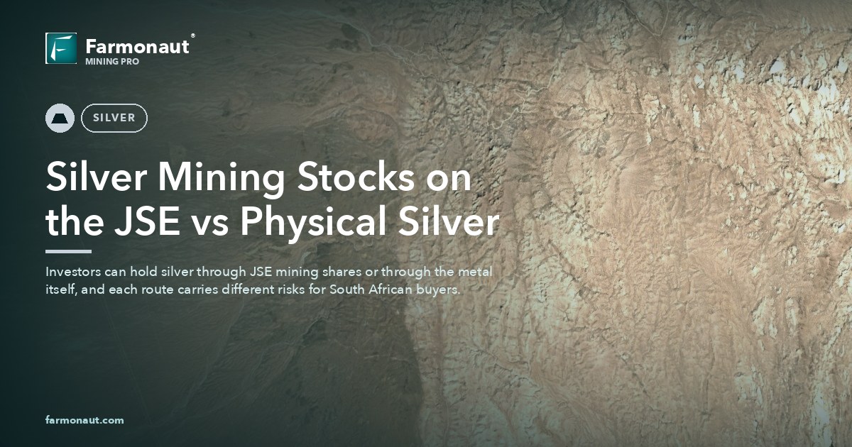 Silver Mining Stocks On The Jse Vs Physical Silver