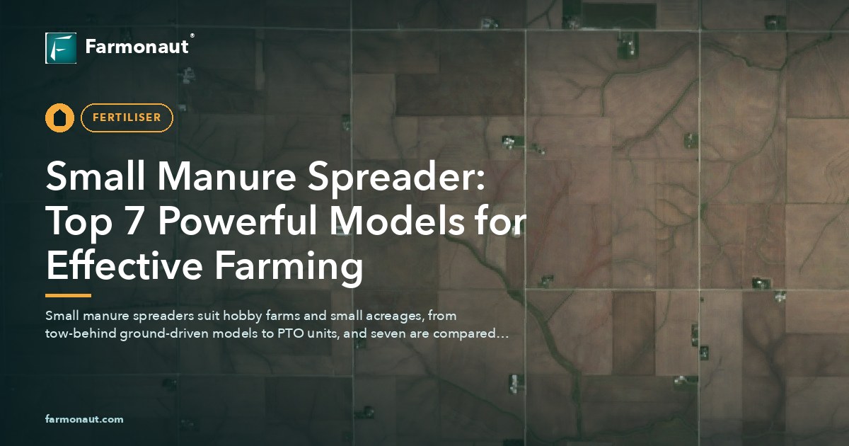 Small Manure Spreader: Top 7 Powerful Models For Effective Farming