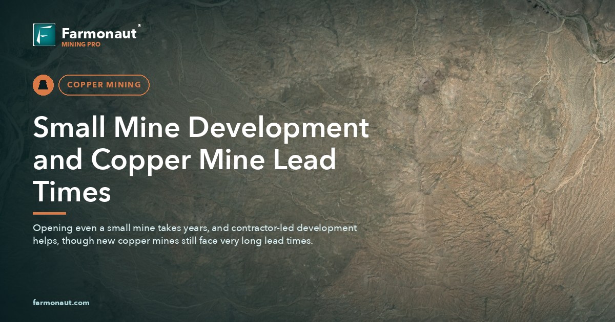 Small Mine Development And Copper Mine Lead Times