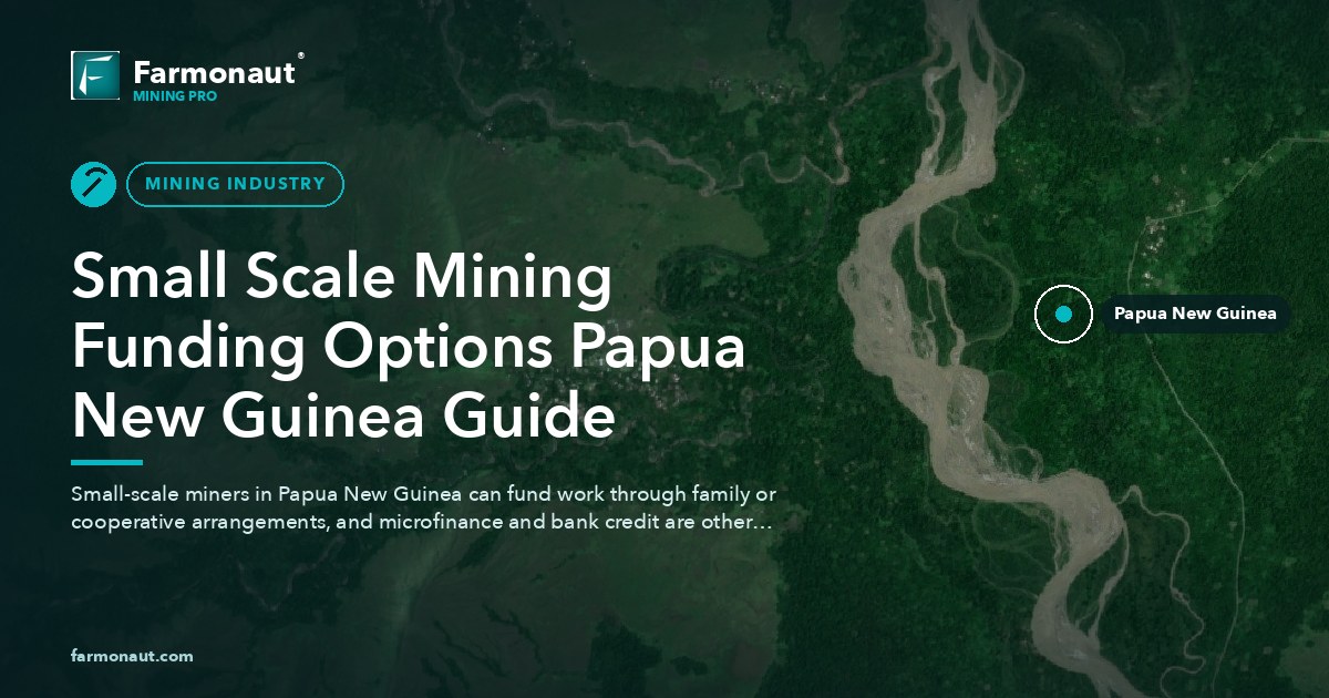 Small Scale Mining Funding Options Papua New Guinea Guide