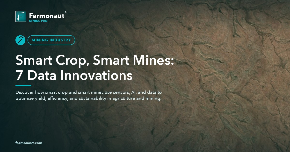 Smart Crop, Smart Mines: 7 Data Innovations