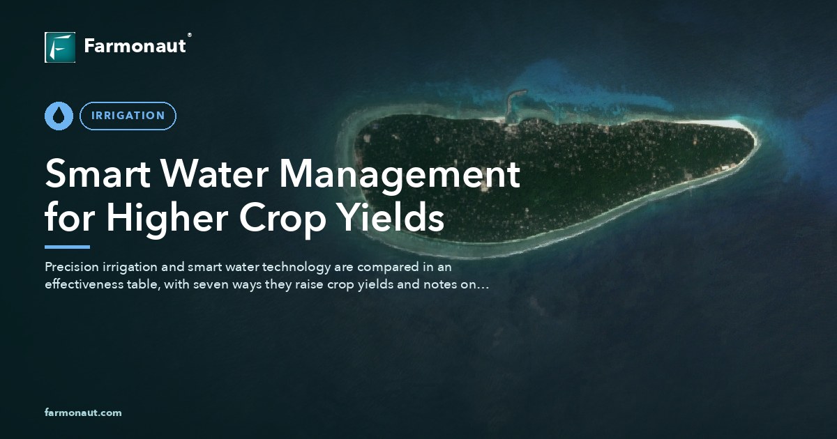 Smart Water Management For Higher Crop Yields