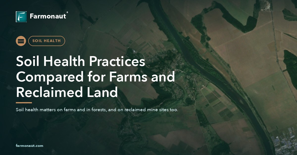 Soil Health Practices Compared For Farms And Reclaimed Land
