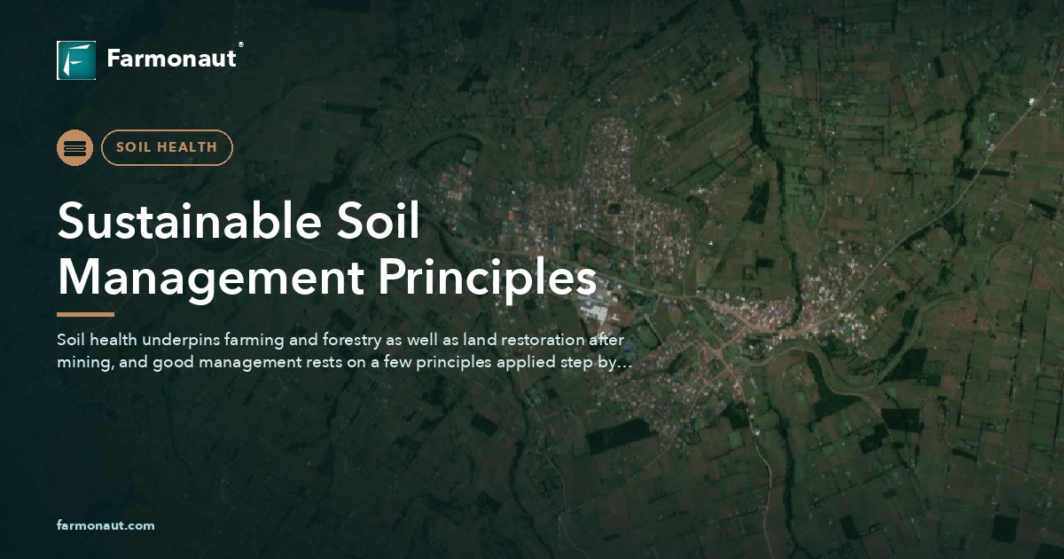 Sustainable Soil Management Principles