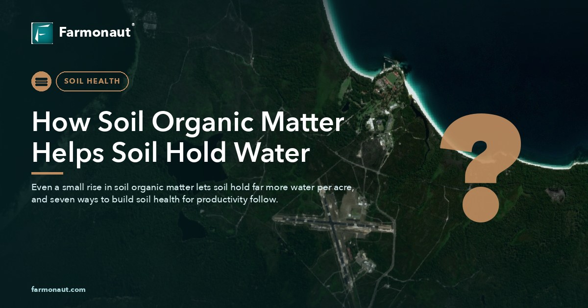 How Soil Organic Matter Helps Soil Hold Water