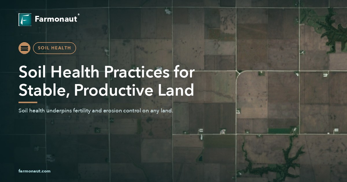 Soil Health Practices For Stable, Productive Land
