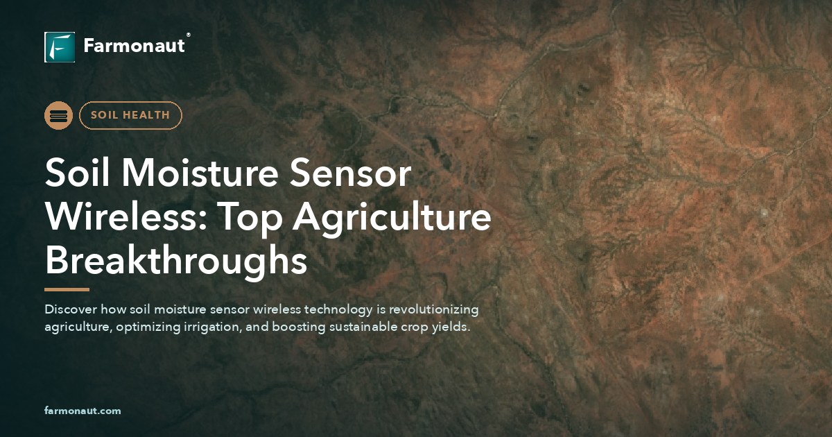 Soil Moisture Sensor Wireless: Top Agriculture Breakthroughs