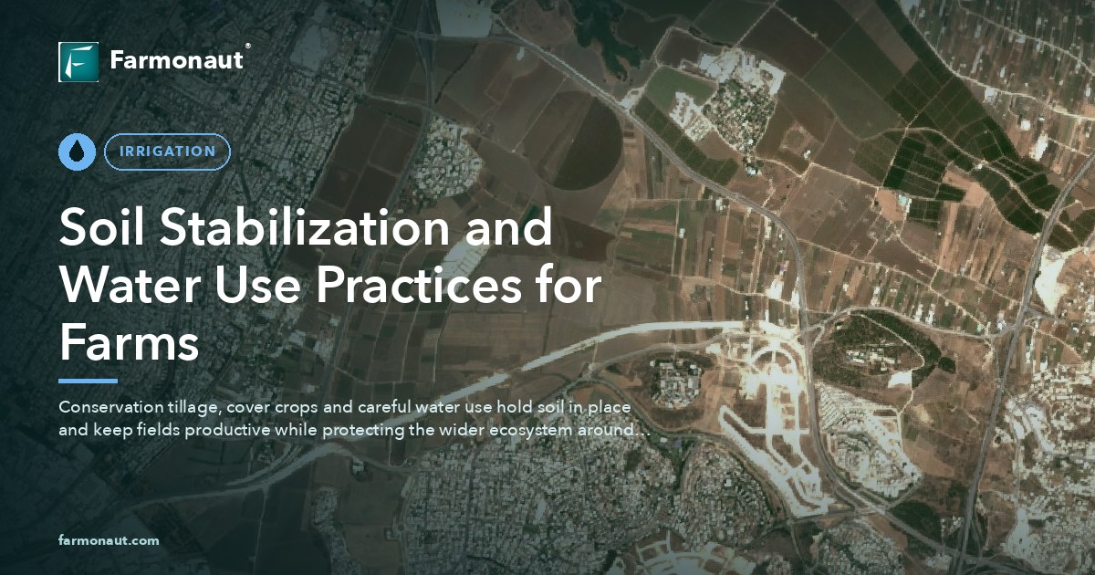 Soil Stabilization And Water Use Practices For Farms