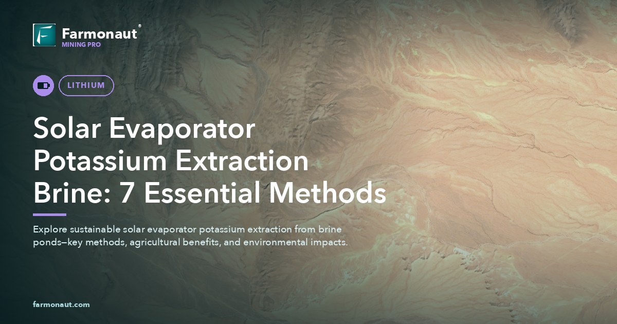 Solar Evaporator Potassium Extraction Brine: 7 Essential Methods