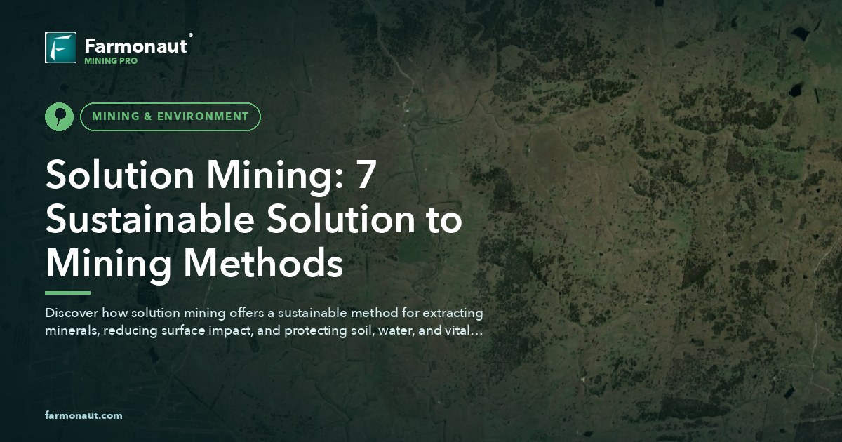 Solution Mining: 7 Sustainable Solution To Mining Methods