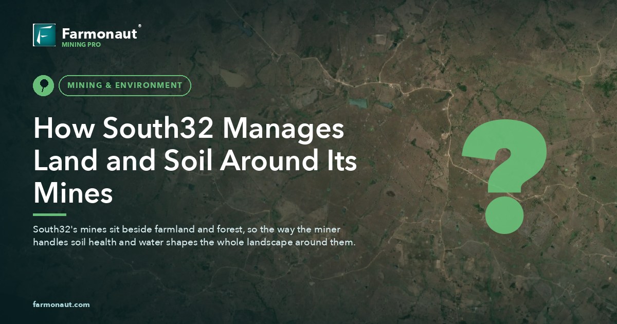 How South32 Manages Land And Soil Around Its Mines