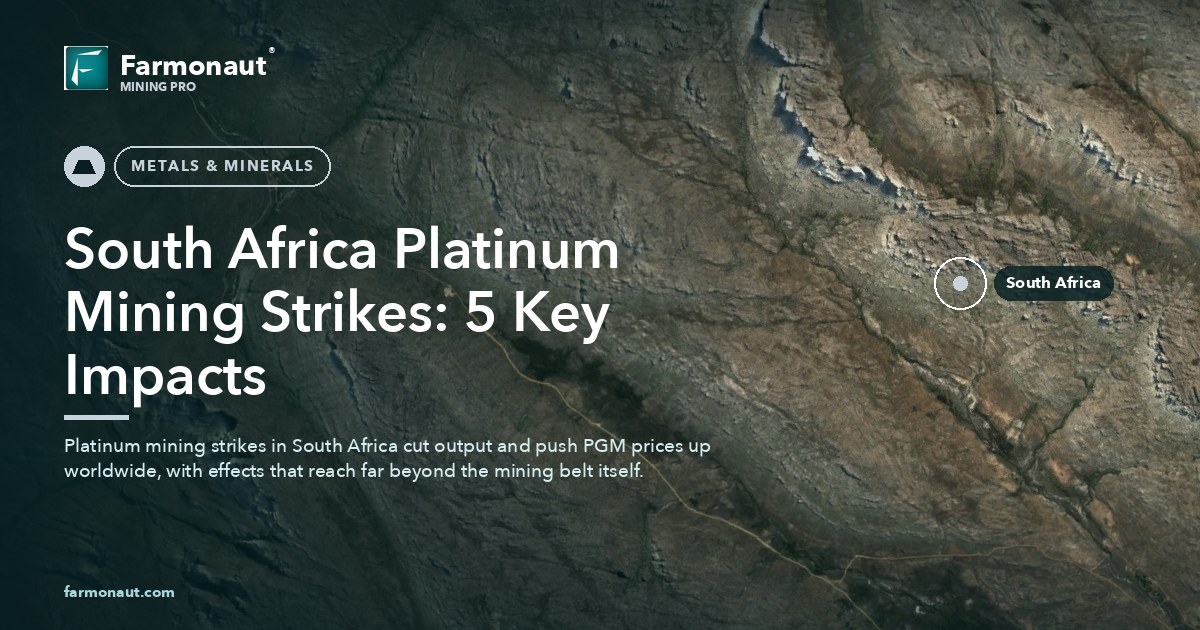 South Africa Platinum Mining Strikes: 5 Key Impacts