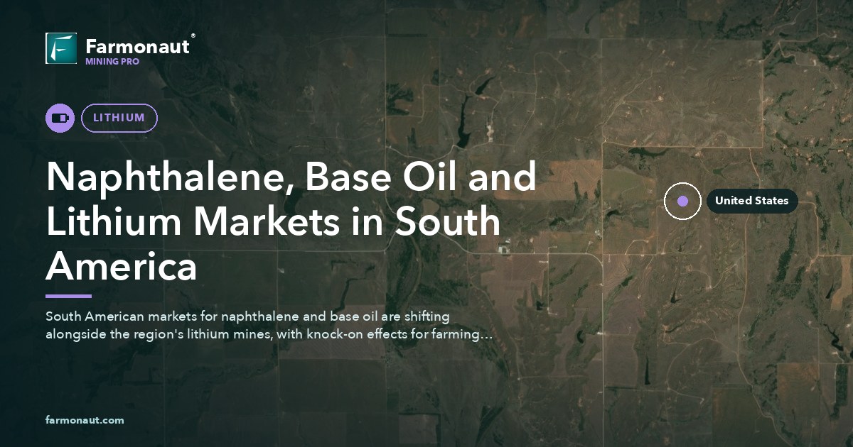 Naphthalene, Base Oil And Lithium Markets In South America