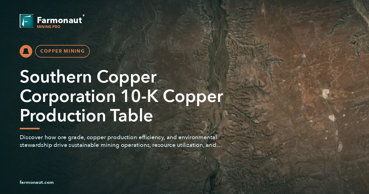 Southern Copper Corporation 10-K Copper Production Table
