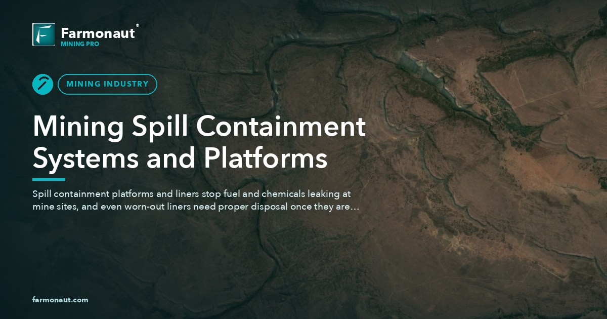 Mining Spill Containment Systems And Platforms