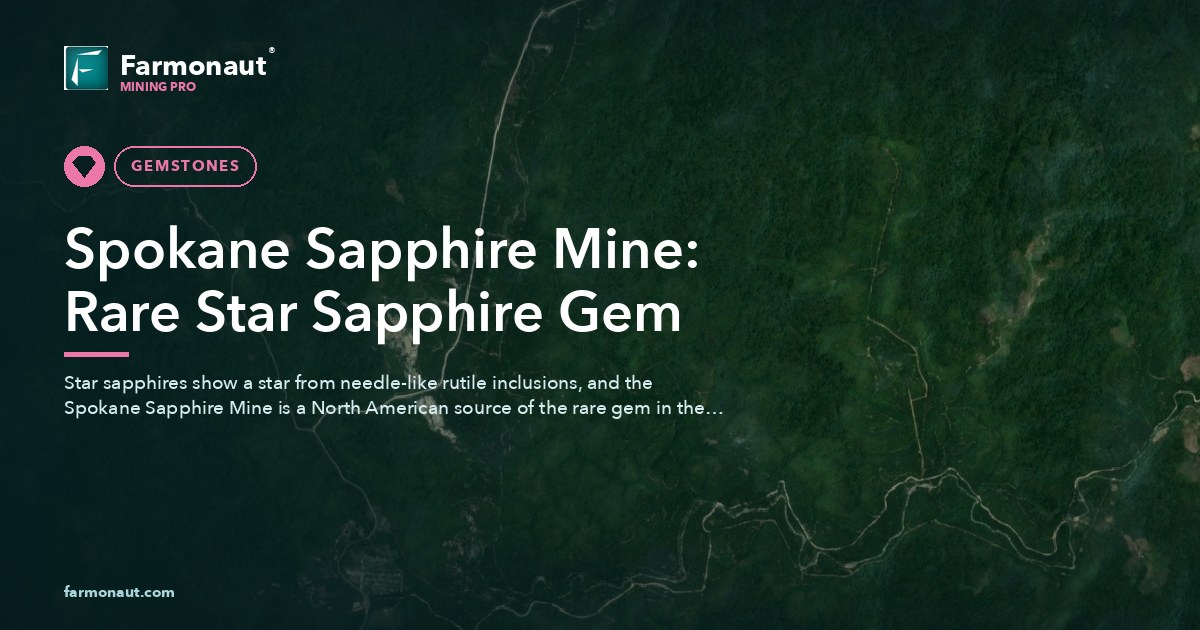 Spokane Sapphire Mine: Rare Star Sapphire Gem