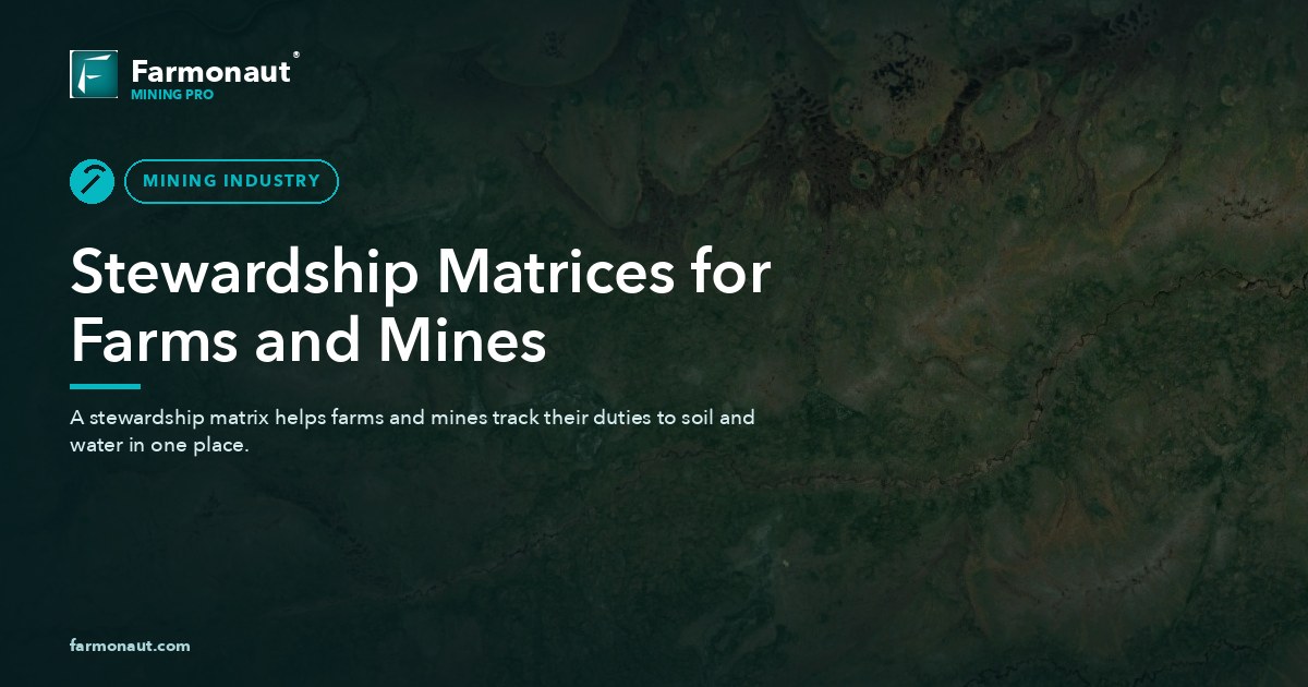 Stewardship Matrices For Farms And Mines