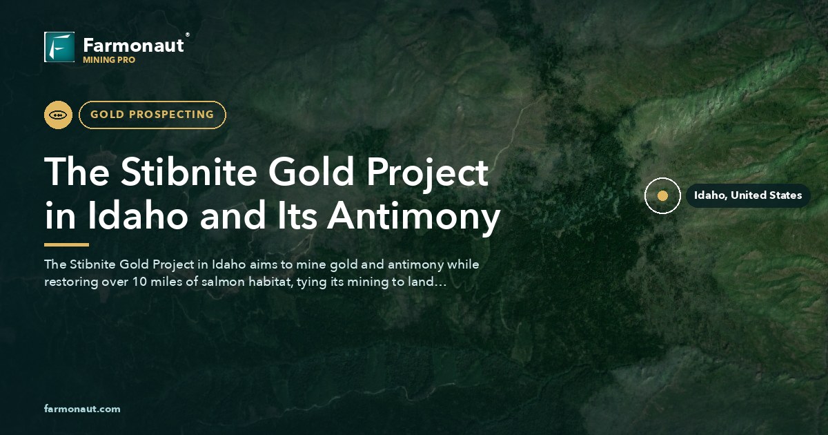The Stibnite Gold Project In Idaho And Its Antimony