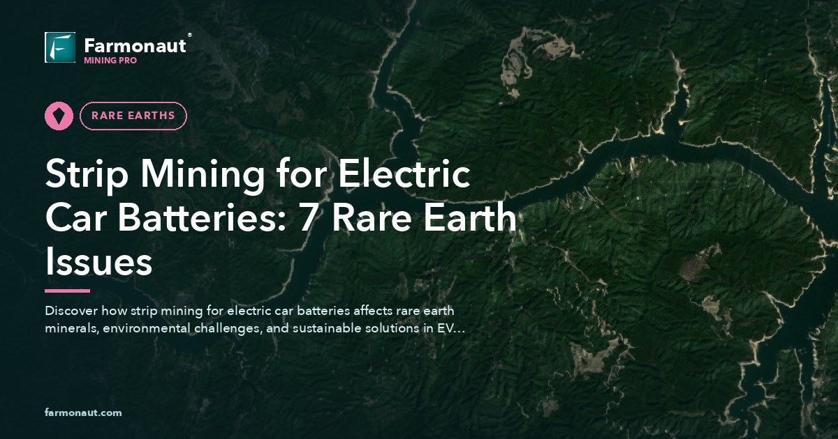 Strip Mining For Electric Car Batteries: 7 Rare Earth Issues