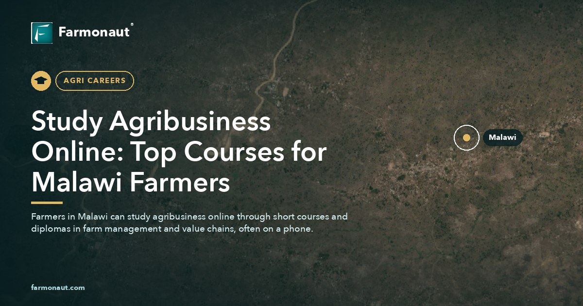 Study Agribusiness Online: Top Courses For Malawi Farmers