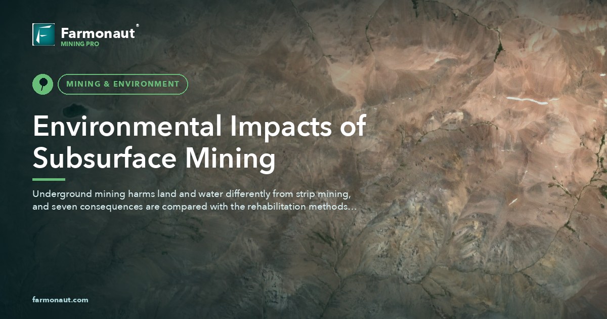 Environmental Impacts Of Subsurface Mining