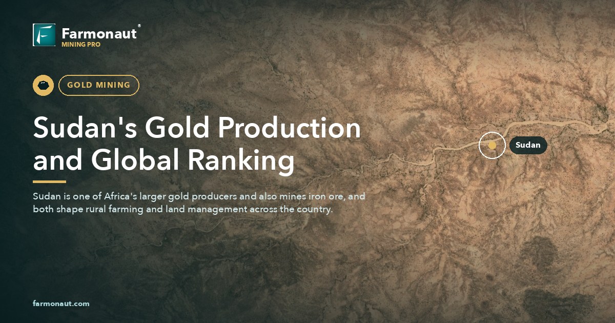 Sudan'S Gold Production And Global Ranking