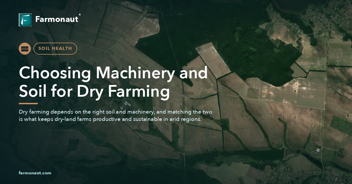 Choosing Machinery And Soil For Dry Farming
