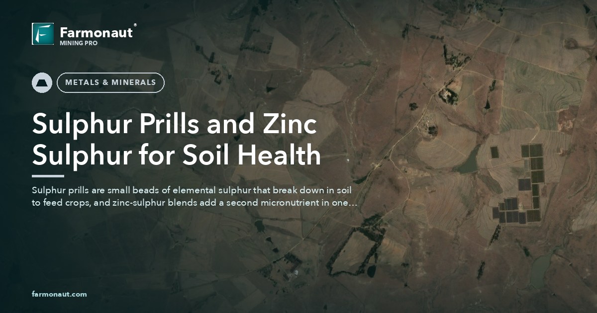 Sulphur Prills And Zinc Sulphur For Soil Health