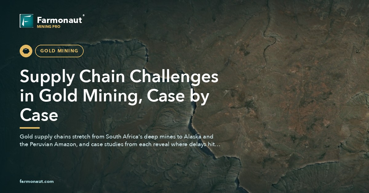 Supply Chain Challenges In Gold Mining: Key Case Studies 147 Supply Chain Challenges In Gold Mining, Case By Case
