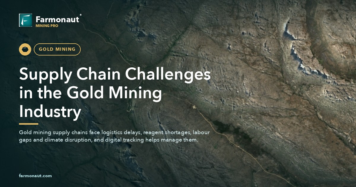 Supply Chain Challenges In The Gold Mining Industry 158 Supply Chain Challenges In The Gold Mining Industry