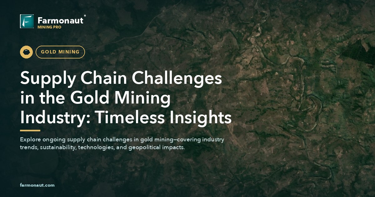 Supply Chain Challenges In The Gold Mining Industry: Timeless Insights 19 Supply Chain Challenges In The Gold Mining Industry: Timeless Insights
