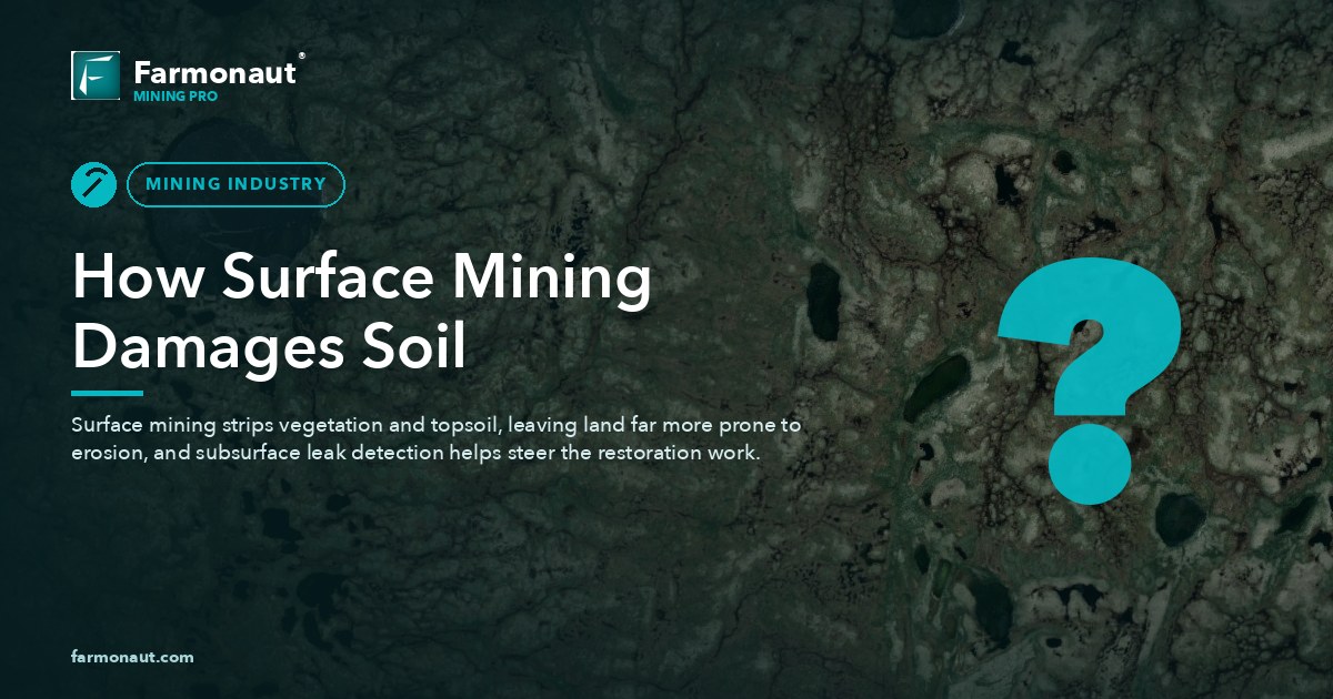 Surface Mining Can Cause Soil Damage: Sub Surface Leak Detection 200 How Surface Mining Damages Soil