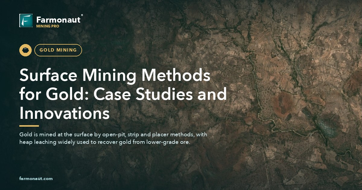Surface Mining Methods For Gold: Case Studies And Innovations 148 Surface Mining Methods For Gold: Case Studies And Innovations