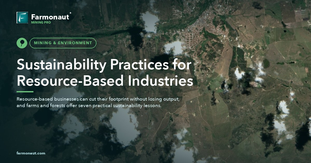 Sustainability Practices For Resource-Based Industries