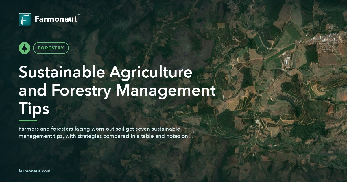 Sustainable Agriculture And Forestry Management Tips