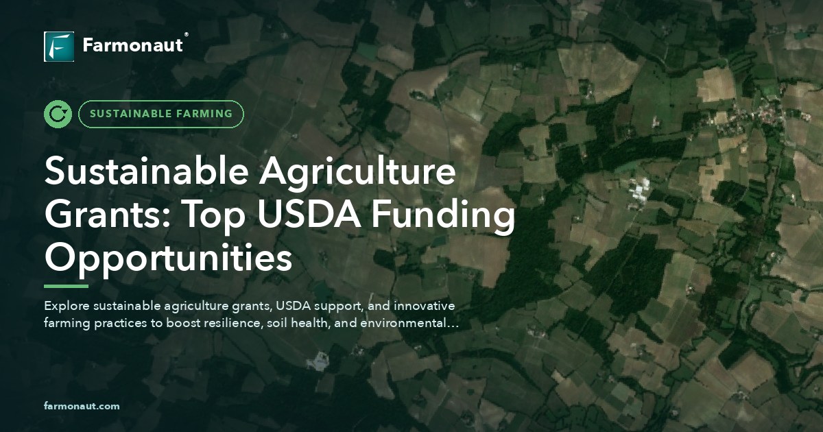 Sustainable Agriculture Grants: Top Usda Funding Opportunities