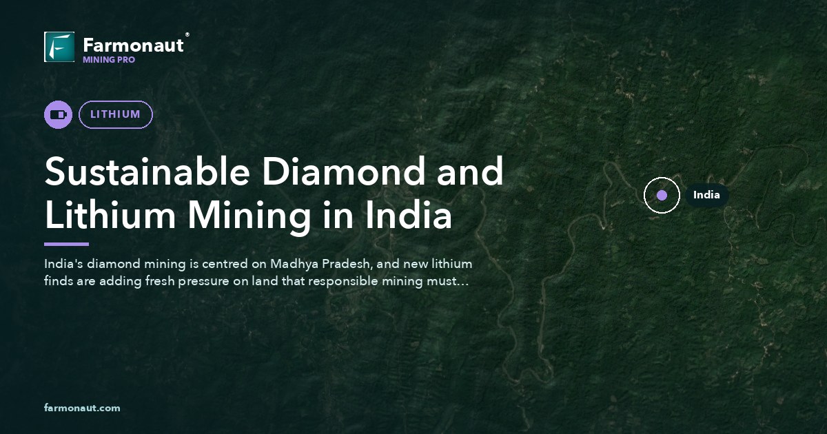 Sustainable Diamond And Lithium Mining In India