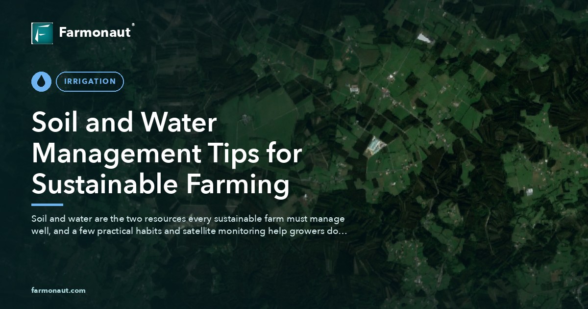 Soil And Water Management Tips For Sustainable Farming