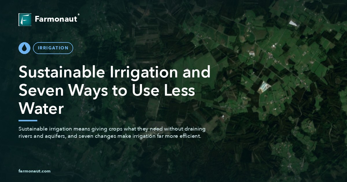 Sustainable Irrigation And Seven Ways To Use Less Water