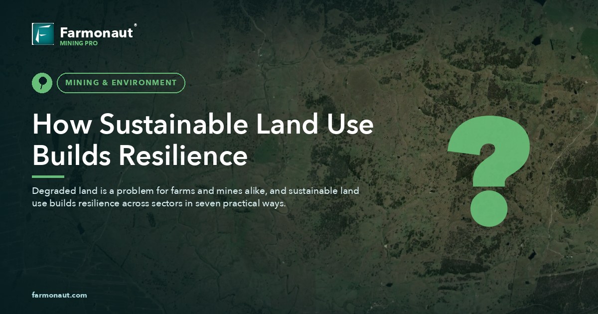How Sustainable Land Use Builds Resilience