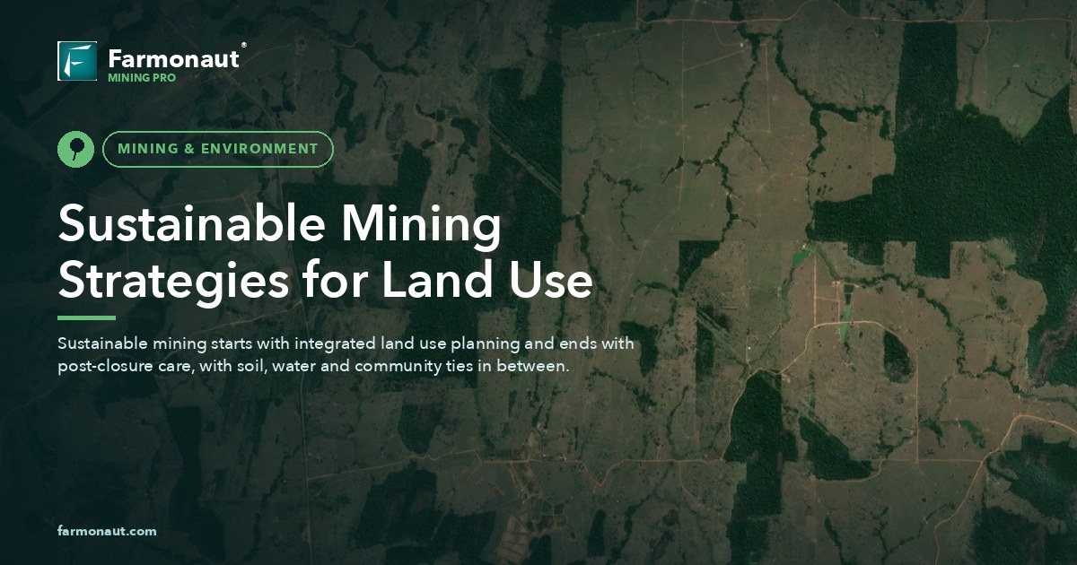 Sustainable Mining Strategies For Land Use