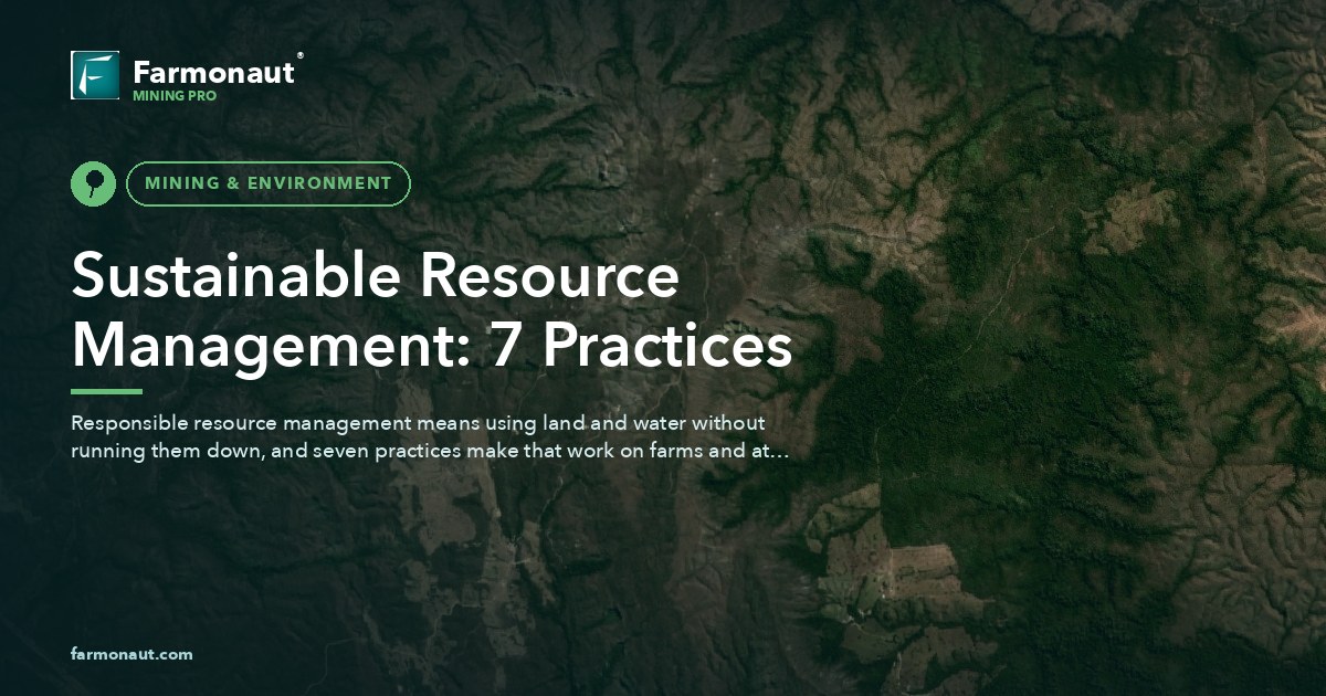 Sustainable Resource Management: 7 Practices