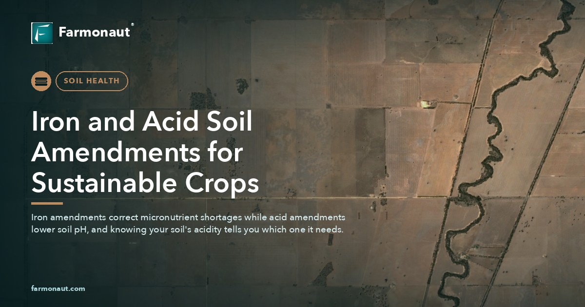 Iron And Acid Soil Amendments For Sustainable Crops