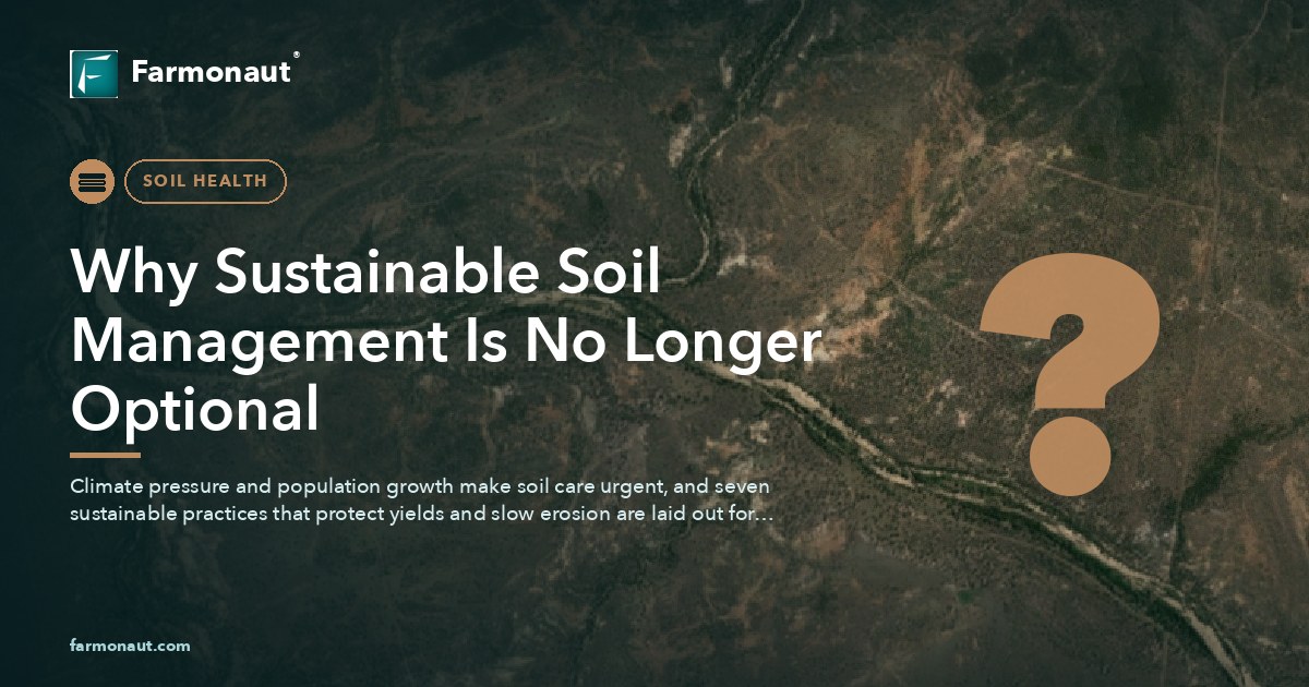 Why Sustainable Soil Management Is No Longer Optional