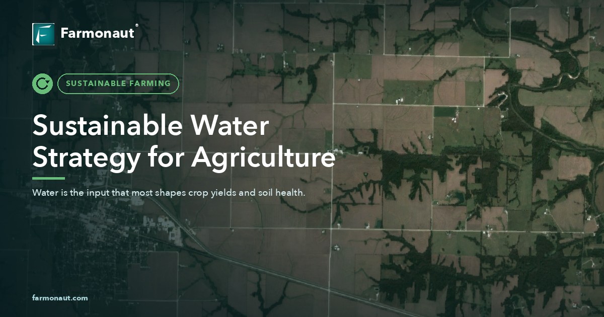 Sustainable Water Strategy For Agriculture