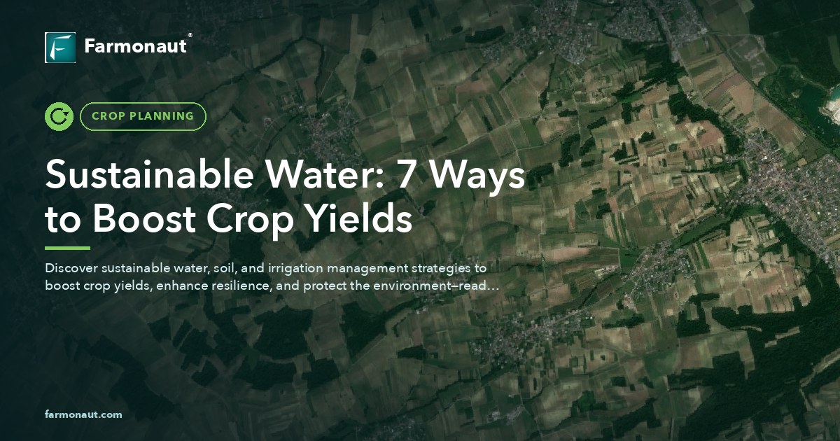 Sustainable Water: 7 Ways To Boost Crop Yields