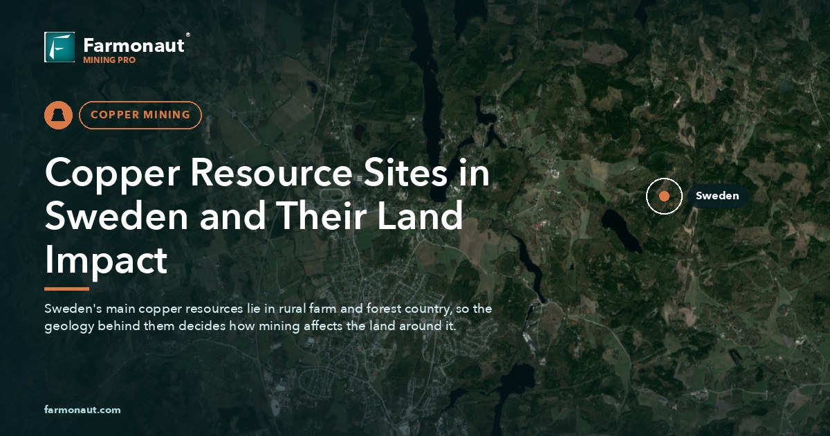 Sweden Copper Resource Sites: 7 Mining Impacts On Land 199 Copper Resource Sites In Sweden And Their Land Impact