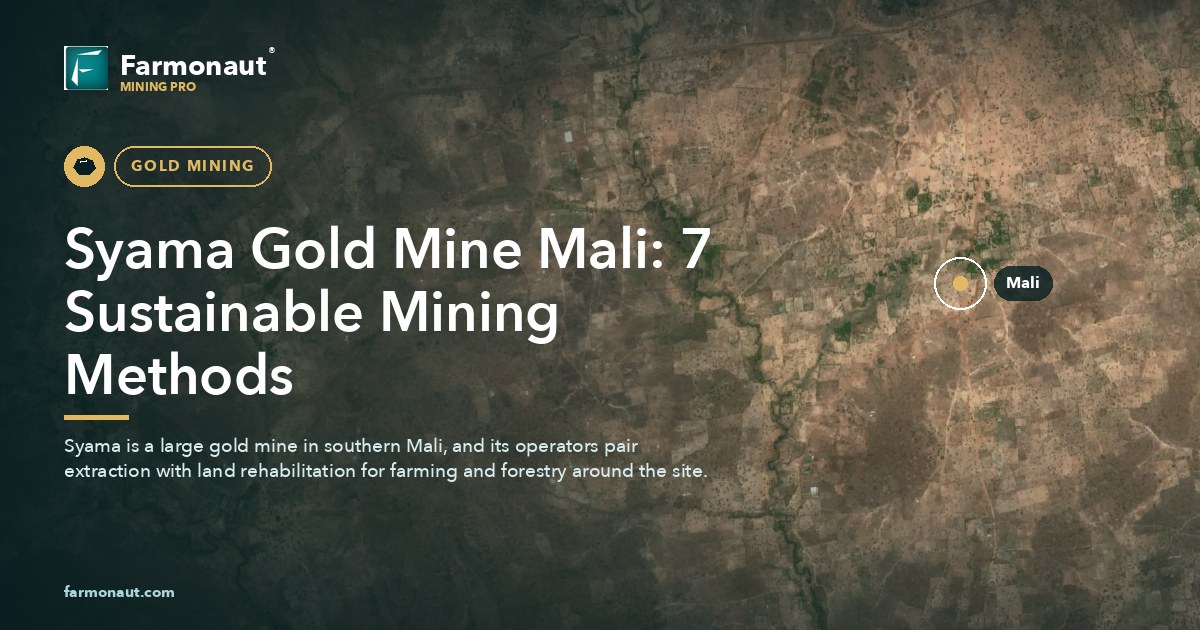 Syama Gold Mine Mali: 7 Sustainable Mining Methods