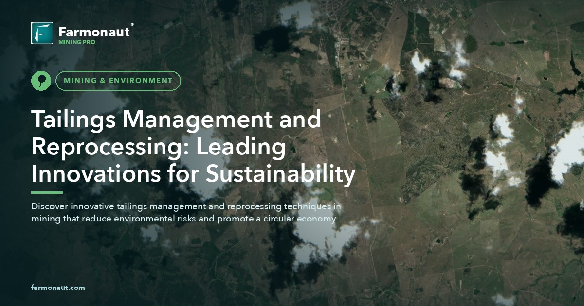 Tailings Management And Reprocessing: Leading Innovations For Sustainability
